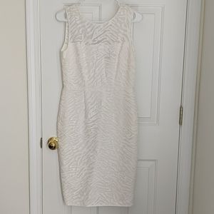 White BCBG dress
